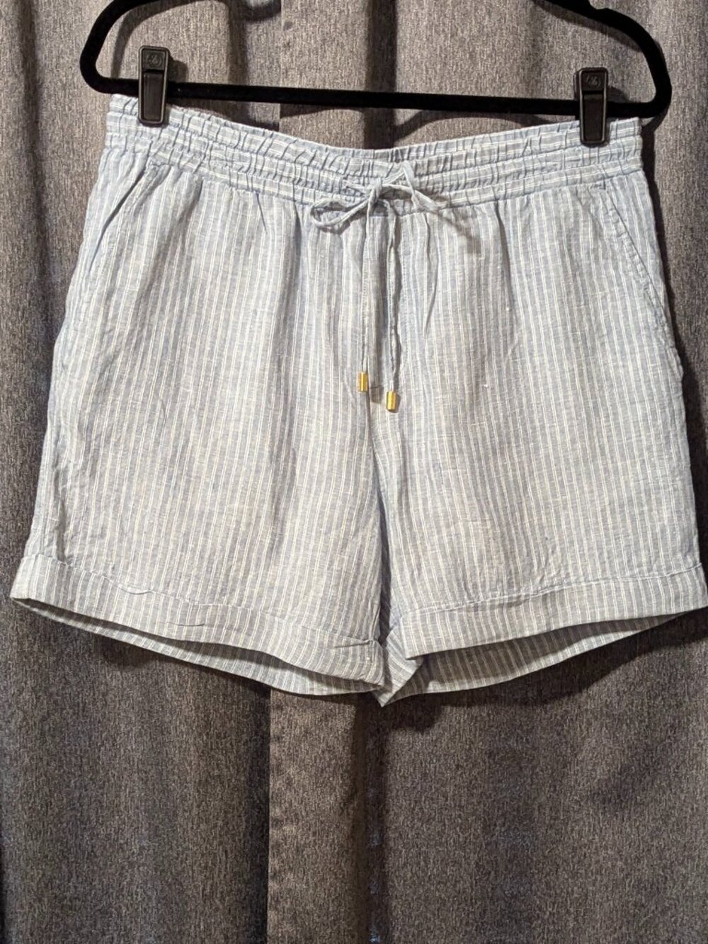 Ellen Tracy Elastic Drawstring Shorts EUC